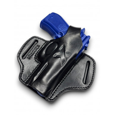 B38 Holster en cuir pour Beretta 84 Cheetah avec Red Dot VlaMiTex