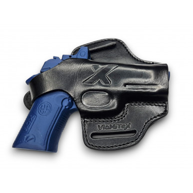 B38 Funda de cuero para Beretta 80x Cheetah Tactical Urban con Red Dot