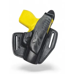 Leather Holster for Walther P22Q OWB – Right-Handed with Snap Button