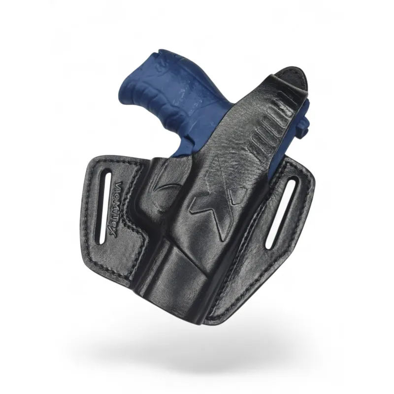 B6 Holster en cuir pour Walther P22Q noir VlaMiTex B6 Holster en cuir pour Walther P22Q noir VlaMiTex