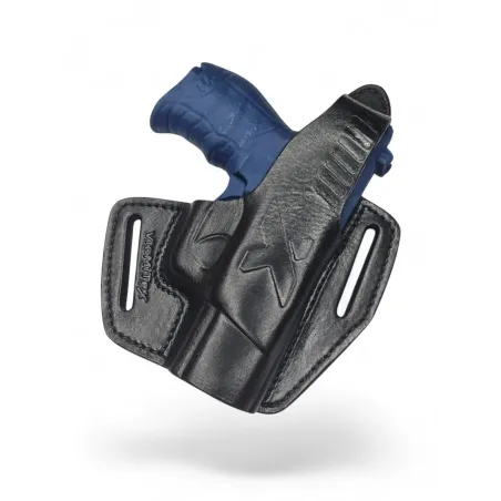 Leather Holster for Walther P22Q OWB – Right-Handed with Snap Button
