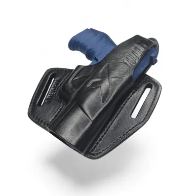 B6 Leather Holster for Walther P22 Black VlaMiTex