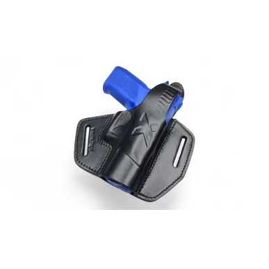 B18 Holster en cuir pour CZ 75 P-07 Duty noir VlaMiTex