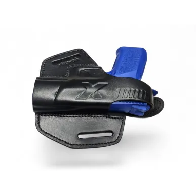 B18 Holster en cuir pour CZ 75 P-07 Duty noir VlaMiTex