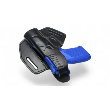 B18 Holster en cuir pour CZ 75 P-07 Duty noir VlaMiTex