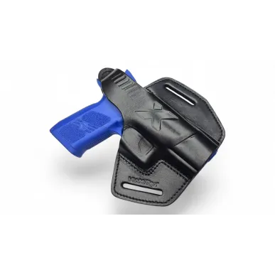 B18 Holster en cuir pour CZ 75 P-07 Duty noir VlaMiTex