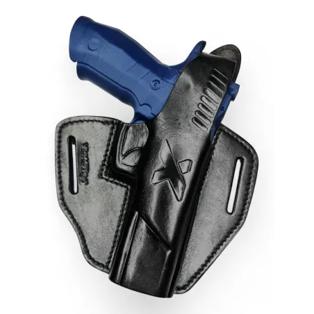 Leder Holster für Sig Sauer P226 X-Five OWB – Rechtshänder mit Druckknopf