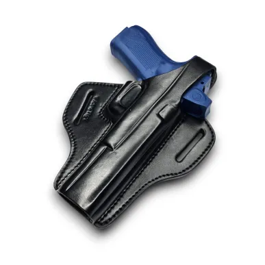B34 Leder Holster für Glock 35 schwarz VlaMiTex