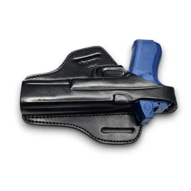 B34 Leder Holster für Glock 35 schwarz VlaMiTex