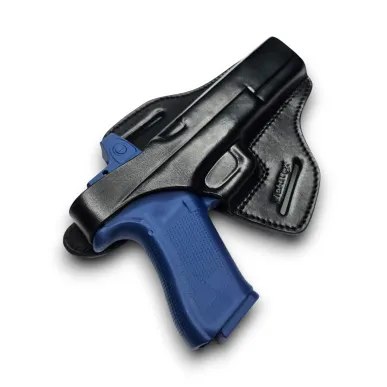 B34 Leder Holster für Glock 35 schwarz VlaMiTex
