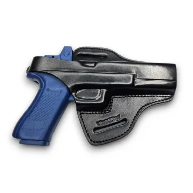 B34 Leder Holster für Glock 35 schwarz VlaMiTex