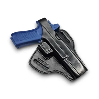B34 Leder Holster für Glock 35 schwarz VlaMiTex