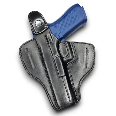 B34 Leder Holster für Glock 35 schwarz VlaMiTex