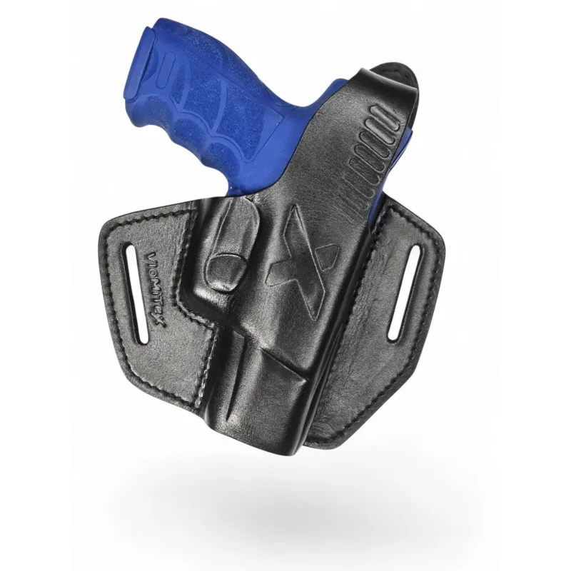 B19 Holster en cuir pour Heckler et Koch P10 USP Compact noir VlaMiTex