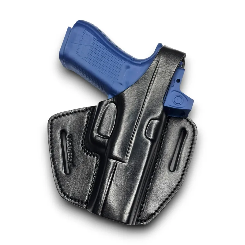 B37 Leder Holster für Glock 22 schwarz VlaMiTex