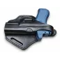 B45 Cross-Draw OWB Leder Holster für Glock 19 inkl. MOS Optic-Ready mit Red Dot