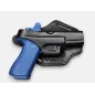 B45 Cross-Draw OWB Leder Holster für Glock 45 inkl. MOS Optic-Ready mit Red Dot
