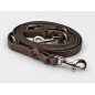 D2 Adjustable Leather Dog Leash Brown VlaMiTex