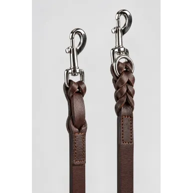 D2 Adjustable Leather Dog Leash Brown VlaMiTex