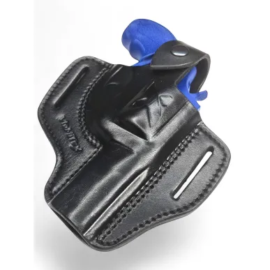 R2 Leder Revolver Holster für Taurus 856 Lauf 3 Zoll schwarz VlaMiTex