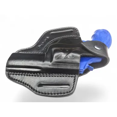 R2 Leder Revolver Holster für Taurus 856 Lauf 3 Zoll schwarz VlaMiTex