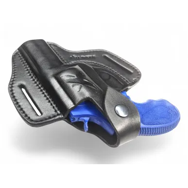 R2 Leder Revolver Holster für Taurus 856 Lauf 3 Zoll schwarz VlaMiTex