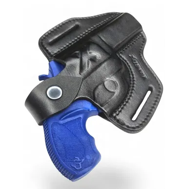 R2 Leder Revolver Holster für Taurus 856 Lauf 3 Zoll schwarz VlaMiTex