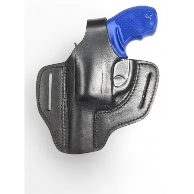 R2 Leder Revolver Holster für Taurus 856 Lauf 3 Zoll schwarz VlaMiTex
