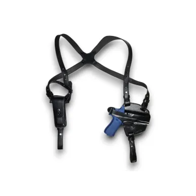 S1 Leder Schulterholster für Glock 19 / 23 / 32 / 19X / 45 mit Red Dot