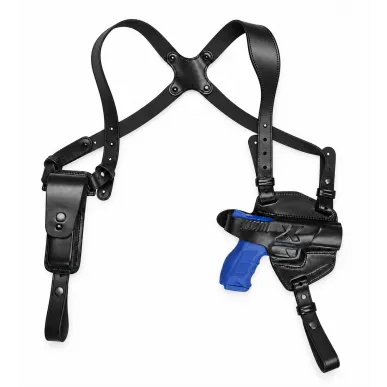 S19 Holster d'épaule en cuir pour Heckler et Koch P30 Noir VlaMiTex