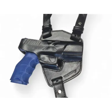 S19 Leder Schulterholster für Heckler und Koch P30 Schwarz VlaMiTex
