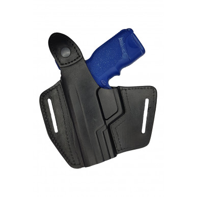 B17 Leder Holster für Steyr A1 S schwarz VlaMiTex