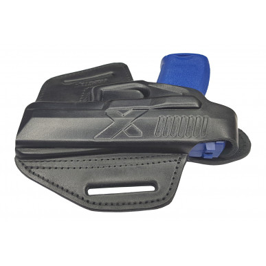 B19 Fondina in Pelle per Heckler e Koch P10 USP Compact nero VlaMiTex