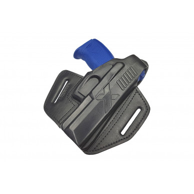 B19 Coldre de Couro para Heckler e Koch P2000 preto VlaMiTex