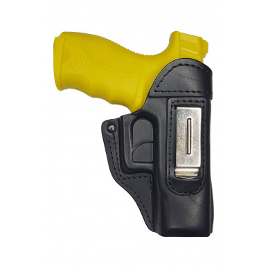 IWB 3 Leder Holster für Stoeger STR9 Schwarz versteckte Trageweise VlaMiTex