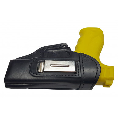 IWB 3 Кожен кобур за Stoeger STR9 Черен скрито носене VlaMiTex