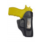 IWB 3 Leather Holster for Taurus TH9 Black Concealed Carry VlaMiTex
