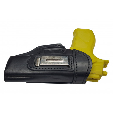IWB 3 Leather Holster for Taurus TH9 Black Concealed Carry VlaMiTex