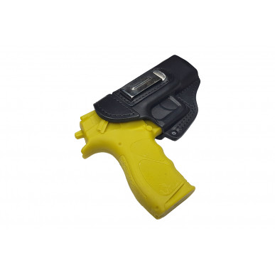 IWB 3 Leather Holster for Taurus TH9 Black Concealed Carry VlaMiTex