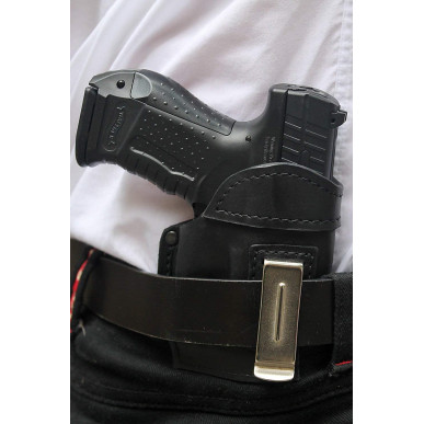 IWB 3 Leather Holster for Walther P99 Black VlaMiTex