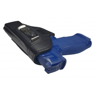 IWB 3 kožené pouzdro pro Walther PDP hlaveň 4 palce černé VlaMiTex