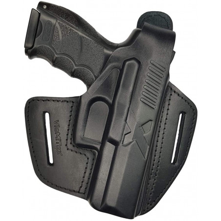 Leder Holster für H&K P30 OWB – Rechtshänder mit Druckknopf