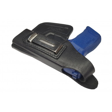 OWB / IWB 3-3 kožené pouzdro pro Sig Sauer P365 černé VlaMiTex