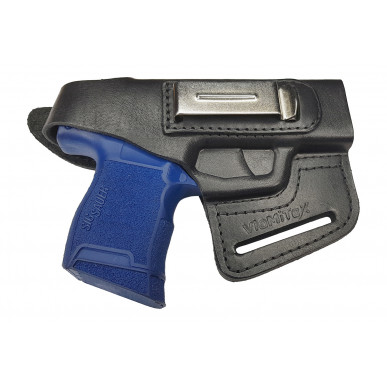 OWB / IWB 3-3 nahkakotelo Sig Sauer P365:lle musta VlaMiTex