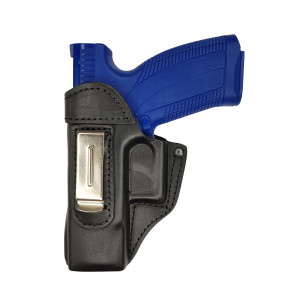 Funda de cuero IWB para Caracal – Zurdo, compacta y estable