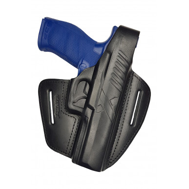 B2 Кожен кобур за Walther PDP цевка 5 инча черен VlaMiTex