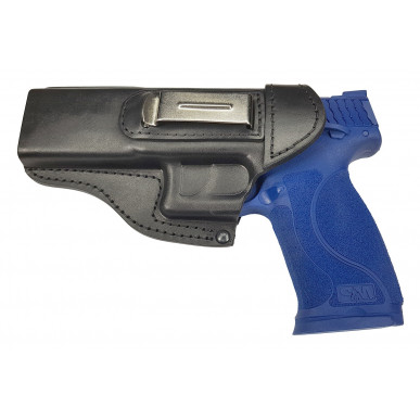 IWB 7 حافظة جلدية لـ Smith Wesson M&P9 طول 5 بوصات VlaMiTex