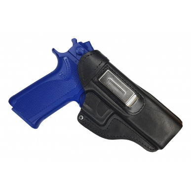 IWB 7 Læder Hylster til Smith Wesson 4506 sort VlaMiTex