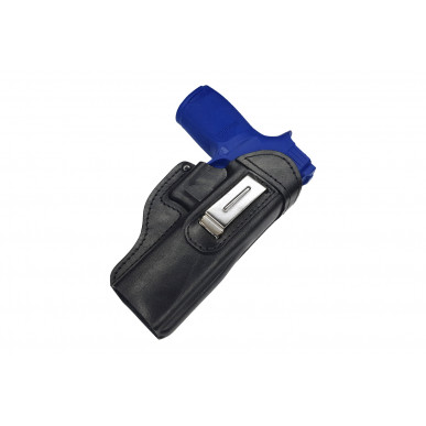 IWB 7 Läderhölster för Sig Sauer P320 Full Size svart VlaMiTex