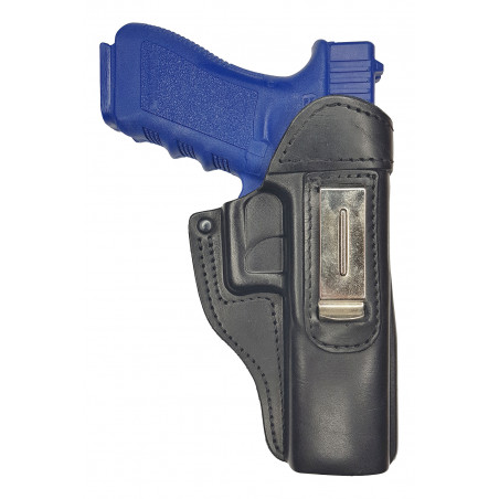 IWB Leather Holster for Glock 41 – .45 Concealed, Secure, Black